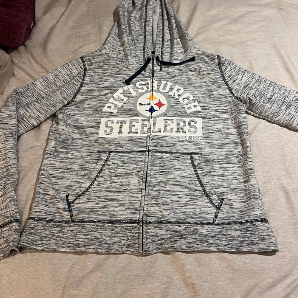 NFL Team Apparel Gray Hoodie